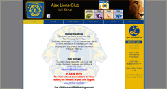 Desktop Screenshot of ajaxlionsclub.com